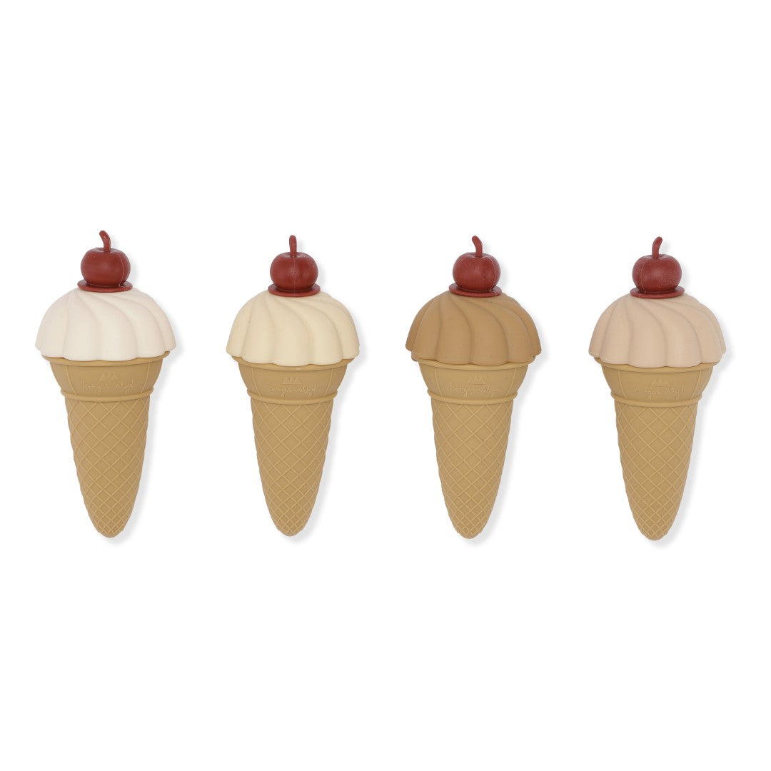 KONGES SLØJD - 4-PACK SILICONE ICE CREAM MOULDS